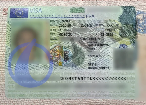 Французская национальная виза D